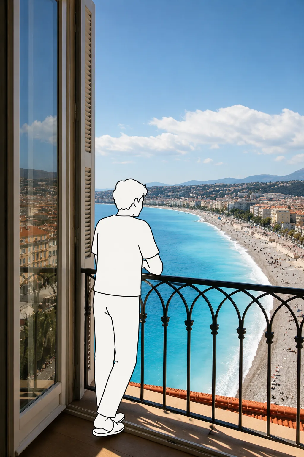 Vue de la Côte d'Azur pour comprendre le marché immobilier local